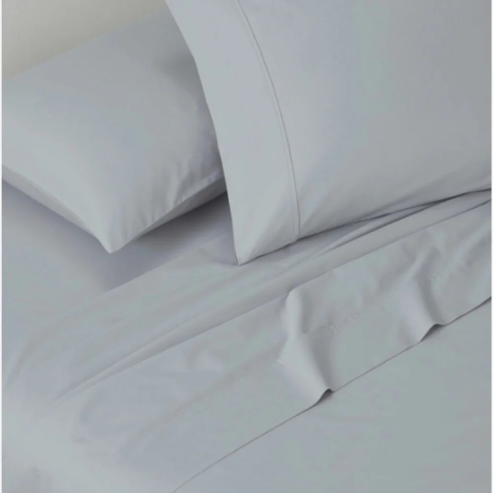 Everyday Home Trident 300 Thread Count 100% Cotton 4-Pc. Sheet Set, King - White - Picture 2 of 14